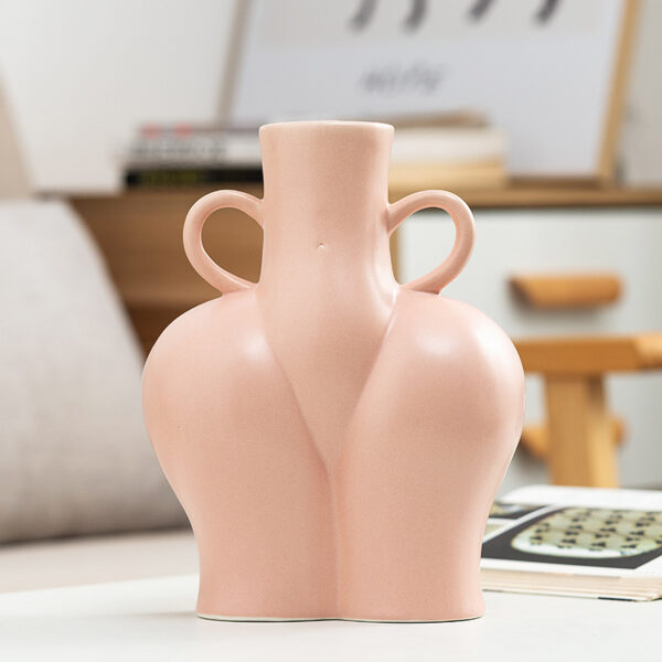 Artificial Human Body Art Vase  Arrangement Hydroponic Flower Plant - Image 3