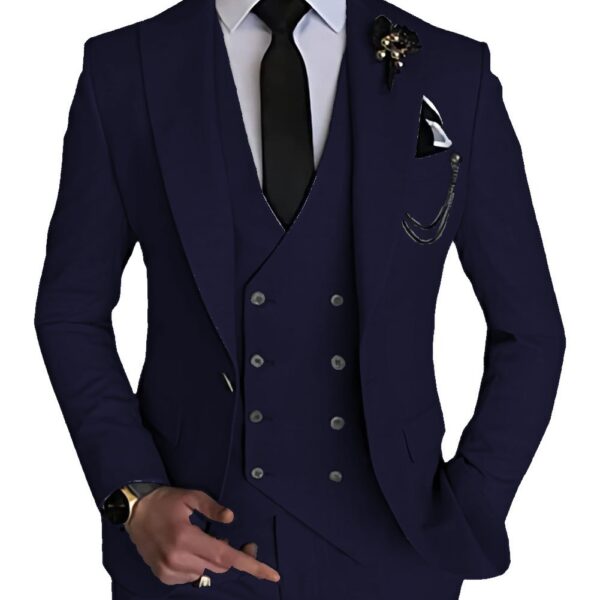 Business Casual Men's Three-piece Suit - Image 8
