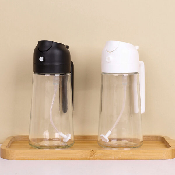 New Two-in-one Glass Oil Pot Kitchen Soy Sauce Bottle Atomization Bottle - Image 7