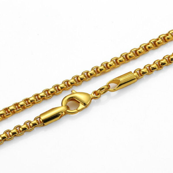 Gold Bar Hip Hop Necklace Pendant - Image 6