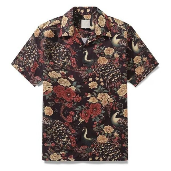 New Men's Shirt Hawaiian Tropical Style Animal Alohacamisha Style Street Digital Printing - Image 9
