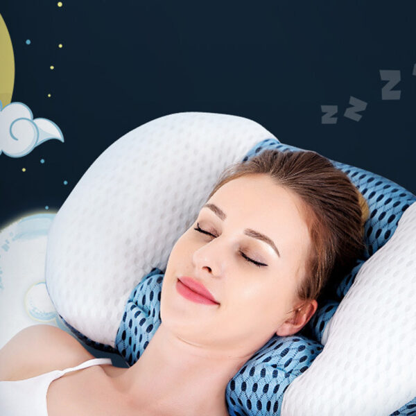 Relaxation Cervical Household Electric Massage Pillow Shoulder Back Inflatable Dual Warm Compress Use Kneading Shiatsu - Image 4