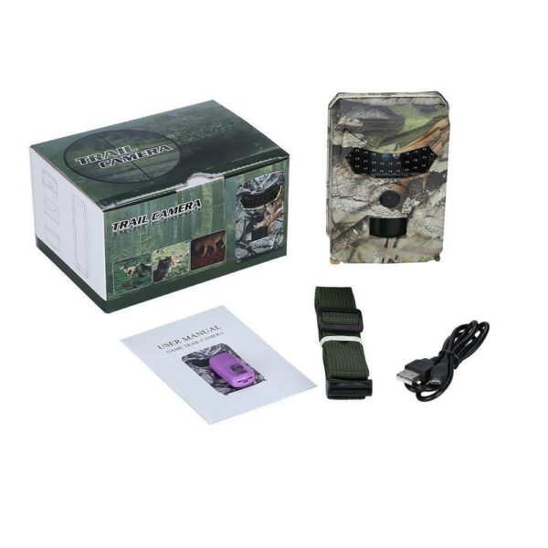 1080P Trail Camera Hunting Game Camera Outdoor Wildlife Scouting Camera PIR Sensor Infrared Night Vision - Image 8