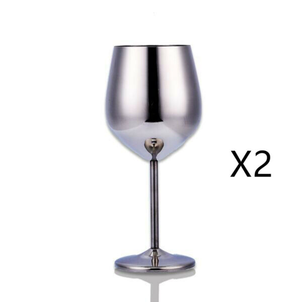 Stainless steel wine glass - Image 8