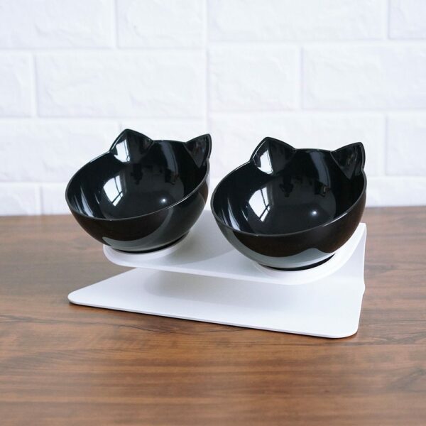 Cat Double Bowl Cat Food Bowl Protects Cervical Vertebra - Image 5