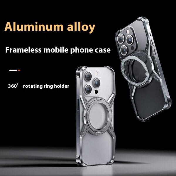 Anti-fall Heat Dissipation Metal Phone Case Mechanical Arm Protective Shell - Image 3