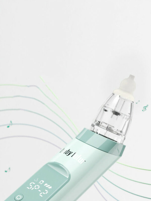 Nasal Aspirator Baby Electric Nasal Aspirator Newborn Baby Nose Cleaner Beauty Instrument Blackhead Remover Bab 2 In 1 - Image 6