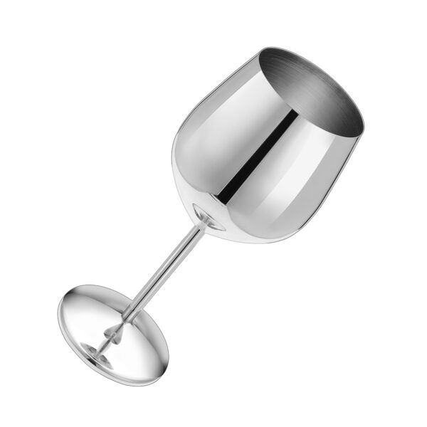 Stainless steel wine glass - Image 4