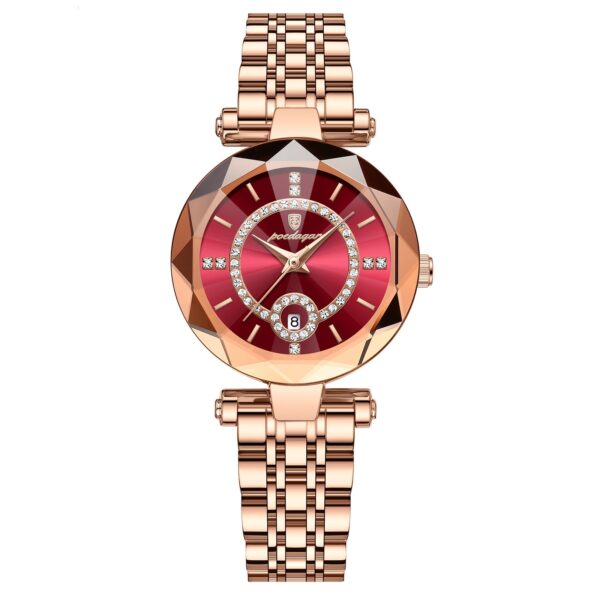 Women's Waterproof Alloy Watch Ultra-thin Fashion Quartz Watch - Image 7