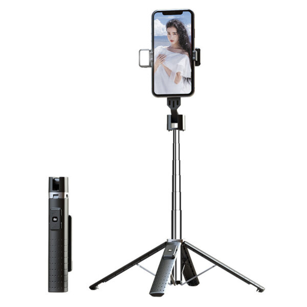 Quadrupod Double Fill Light Mobile Phone Bluetooth-compatible Selfie Stick - Image 9