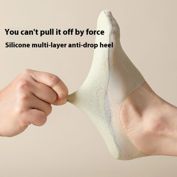Women's Summer Thin Breathable Traceless Invisible Socks - Image 3