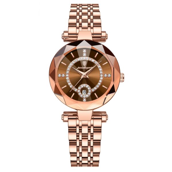 Women's Waterproof Alloy Watch Ultra-thin Fashion Quartz Watch - Image 4