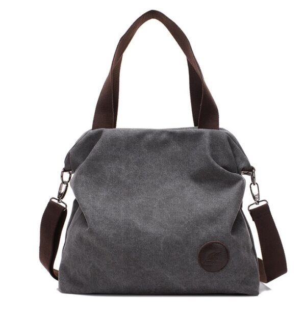 Korean Casual Simple Art Canvas Bag - Image 9