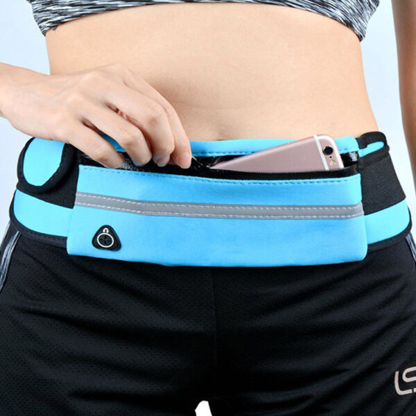 Fitness Waist Bag With Pocket Slim Running Jogging Belt Fanny Pack Bag For Hiking Cycling Workout Sports Gym - Image 5