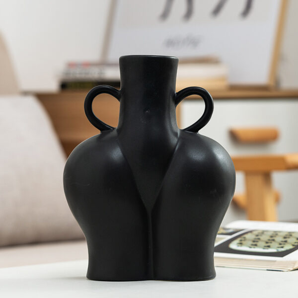 Artificial Human Body Art Vase  Arrangement Hydroponic Flower Plant - Image 6