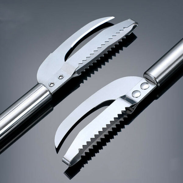 Kitchen 3 In 1 Stainless Steel Scale Planer Fish Scraper Fish Multi-Function Fish Scraper Scale Tool Fish Maw Knife - Image 7