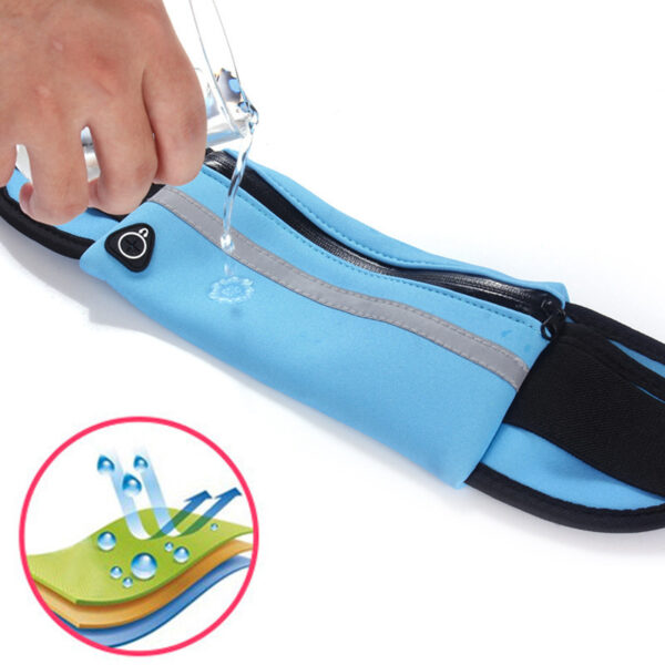 Fitness Waist Bag With Pocket Slim Running Jogging Belt Fanny Pack Bag For Hiking Cycling Workout Sports Gym - Image 3