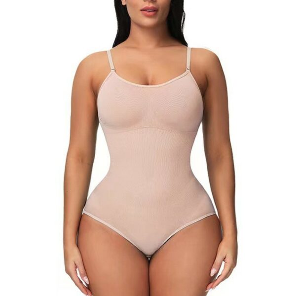 Women's Suspender Jumpsuit Fashion Casual Seamless Slim Body-shaping Corsets Bodysuit - Image 4