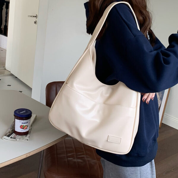 Fashion Tote Bag Large Capacity Casual Shoulder Bag Women's Commuting Handbag College Student - Image 5