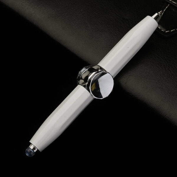 Creative Multi-Function LED Pen Spinning Decompression Gyro Metal Ballpoint Pen Fashion Office School Supplies Writing Pens - Image 6