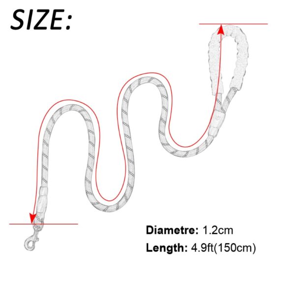 Reflective Dog Leash Nylon Pet Dog Leash Rope For Small Medium Large Dogs Walking Training Pet Suppiles - Image 7