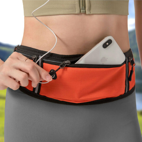 Sports Waist Bag With Pocket Light Slim Zip Running Belt - Image 7