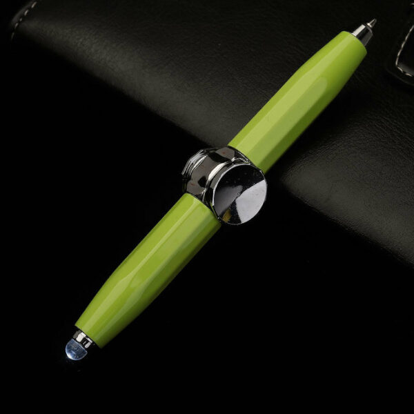 Creative Multi-Function LED Pen Spinning Decompression Gyro Metal Ballpoint Pen Fashion Office School Supplies Writing Pens - Image 8