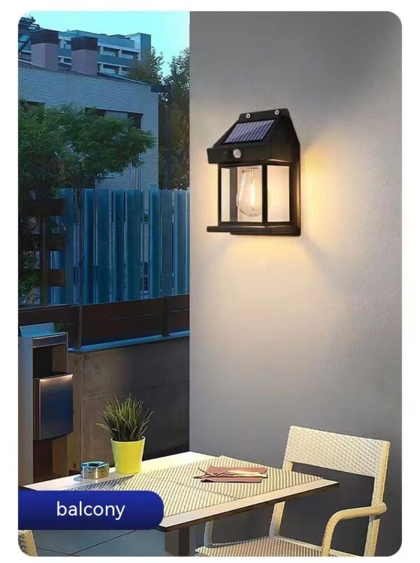 Outdoor Solar  Waterproof Tungsten Induction Garden Wall Lamp - Image 8