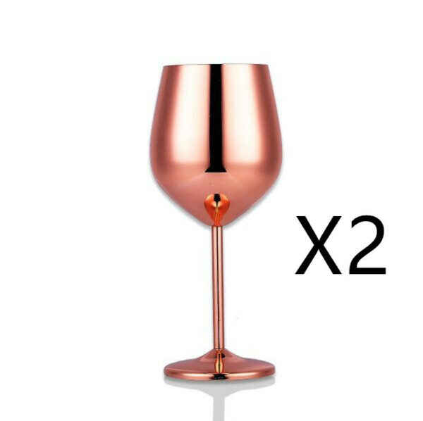 Stainless steel wine glass - Image 10