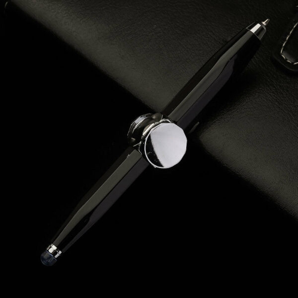Creative Multi-Function LED Pen Spinning Decompression Gyro Metal Ballpoint Pen Fashion Office School Supplies Writing Pens - Image 5