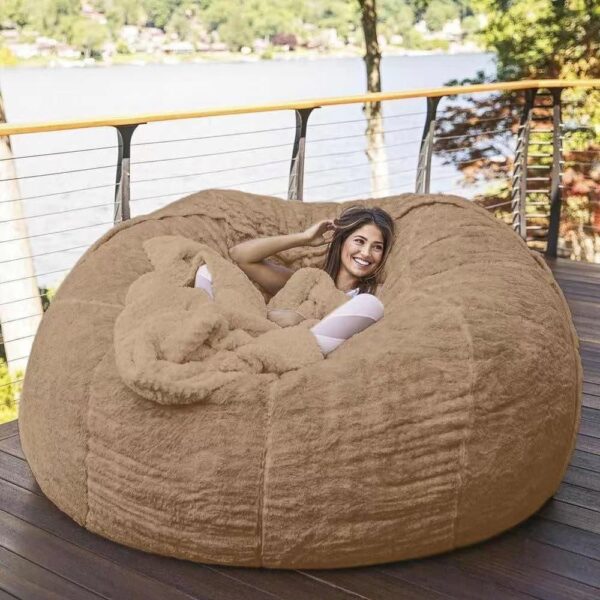 Lazy Sofa Bean Bag Chair Foam Furniture Bean Bag - Image 6