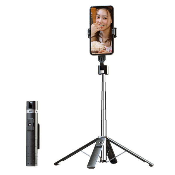 Quadrupod Double Fill Light Mobile Phone Bluetooth-compatible Selfie Stick - Image 8
