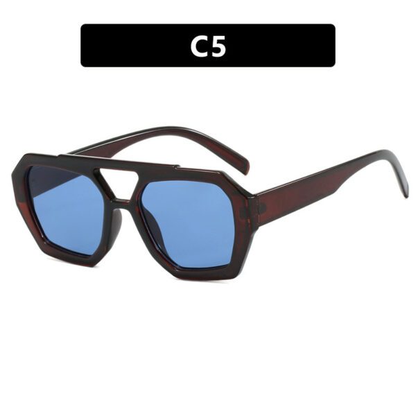 Ins Big Frame Leopard Sunglasses Summer Sunshade Beach Vacation Glasses - Image 6