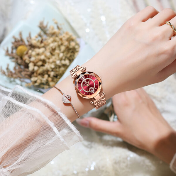Women's Waterproof Alloy Watch Ultra-thin Fashion Quartz Watch - Image 2