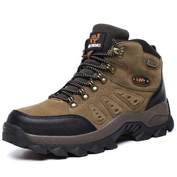 New Large Size Outdoor Hiking Hiking Men'S Sports Running Cross-Country Travel Plus Velvet Warm Cotton Shoes - Image 4