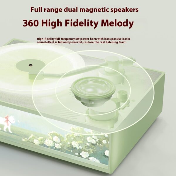 Desktop Fragrance Vinyl Bluetooth Speaker - Image 10