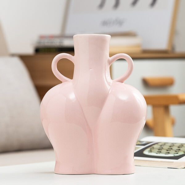 Artificial Human Body Art Vase  Arrangement Hydroponic Flower Plant - Image 8