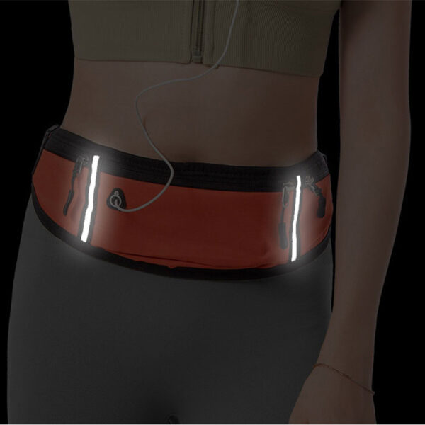 Sports Waist Bag With Pocket Light Slim Zip Running Belt - Image 9
