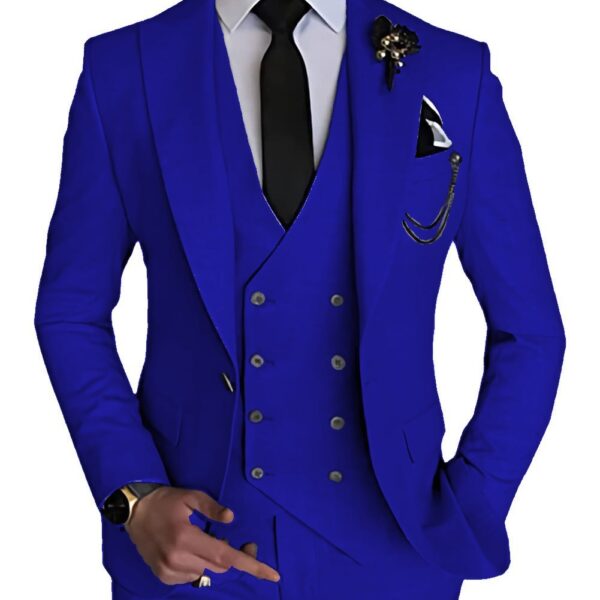 Business Casual Men's Three-piece Suit - Image 2