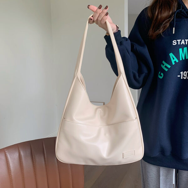 Fashion Tote Bag Large Capacity Casual Shoulder Bag Women's Commuting Handbag College Student - Image 4