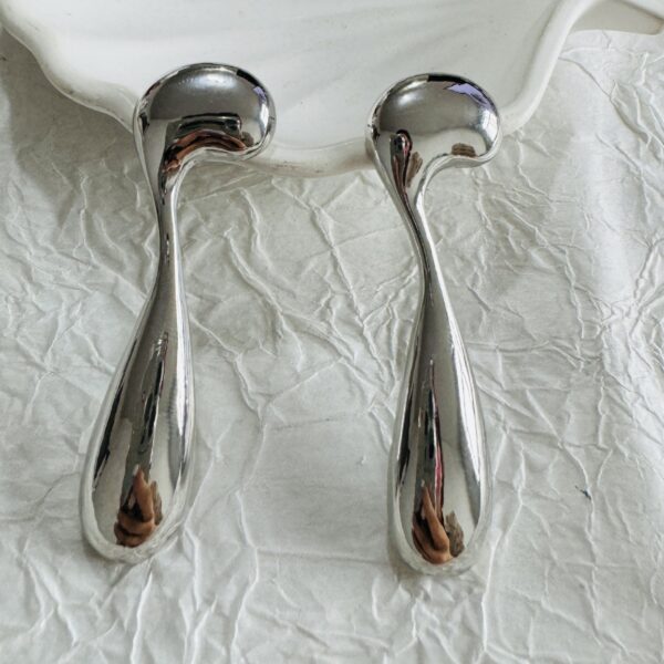 Alloy Earring Musical Note Water Drop Retro Fashion Minimalism Ear Studs - Image 3