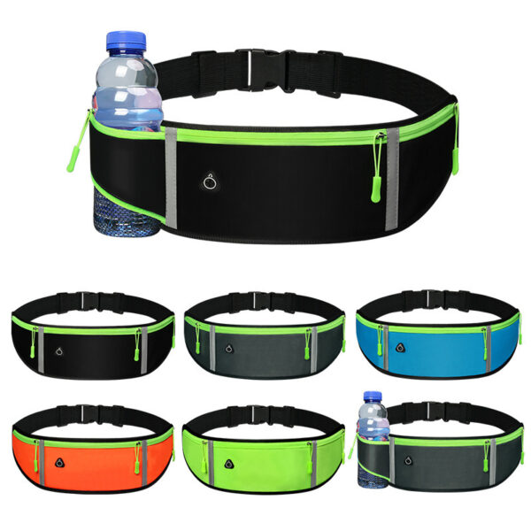 Sports Waist Bag With Pocket Light Slim Zip Running Belt - Image 2