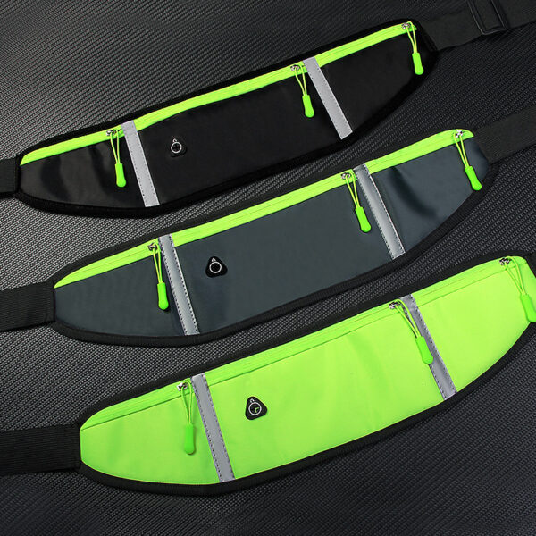 Sports Waist Bag With Pocket Light Slim Zip Running Belt - Image 5