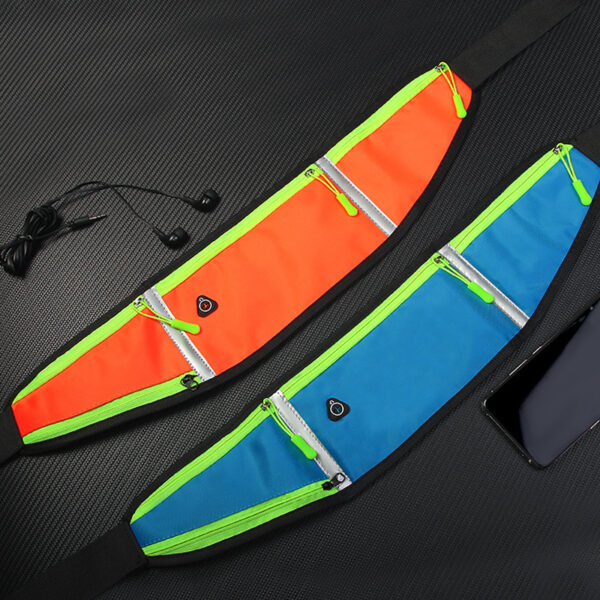 Sports Waist Bag With Pocket Light Slim Zip Running Belt - Image 6