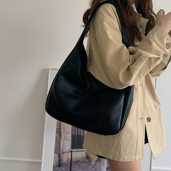 Fashion Tote Bag Large Capacity Casual Shoulder Bag Women's Commuting Handbag College Student - Image 9