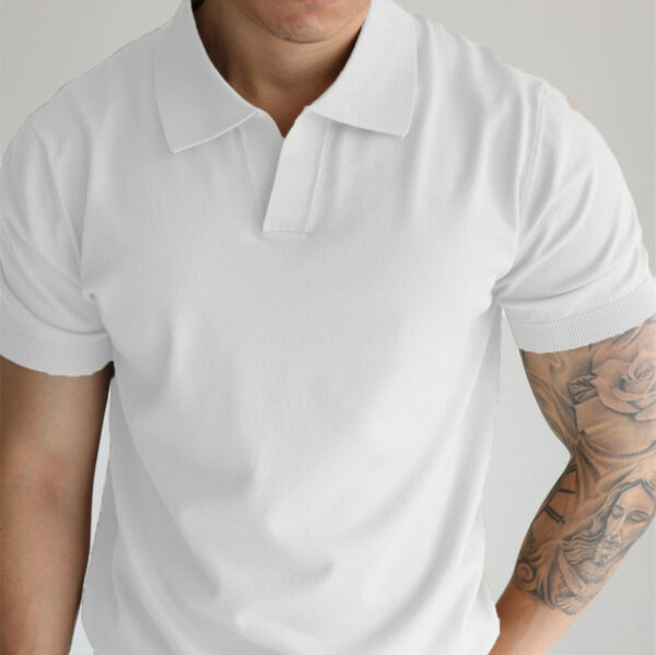 Summer Men's Cool Loose Lapels T-shirt - Image 10